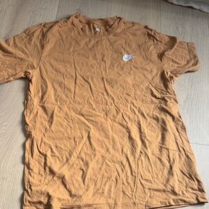 Nike Men's Brown Short Sleeve Tee